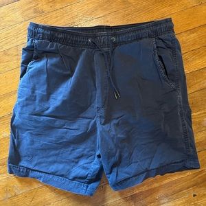 Drawstring Shorts | Navy Blue | American Eagle | Small